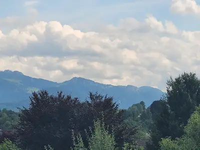 Blick aus dem Dachfenster