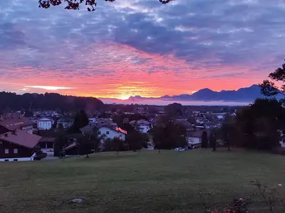 Sonnenaufgang über Prien