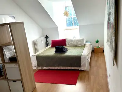 Schlafzimmer- Schlafbereich