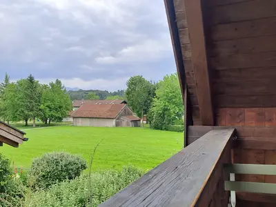 Blick vom Balkon