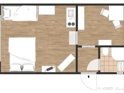Ferienwohnung für 3 Personen (30 m²) in Prohn 7/10