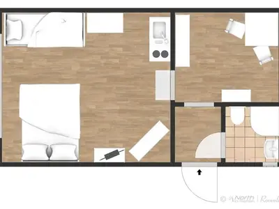 Ferienwohnung für 3 Personen (30 m²) in Prohn 8/10