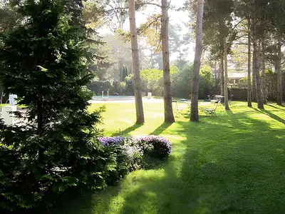 outside
