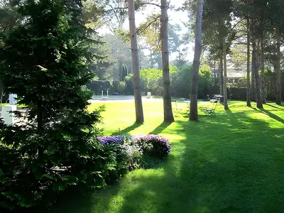 outside