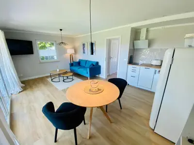 Wohnzimmer und Küche