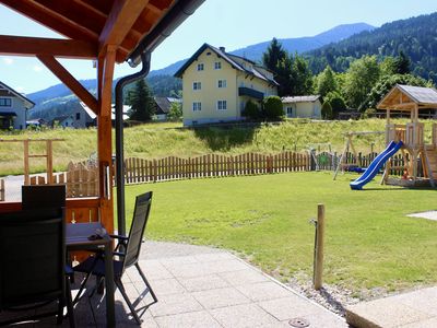 Außenansicht, Spielturm, Chalet Mama4