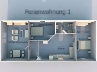 Ferienwohnung für 4 Personen (45 m²) in Pudagla 9/10