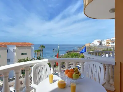 Ausblick vom Balkon