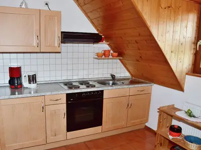 Voll ausgestattete Küchenzeile