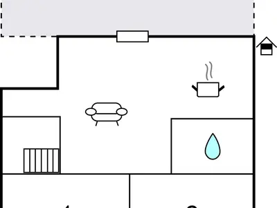 Ferienwohnung für 5 Personen (48 m²) in Punat 1/10