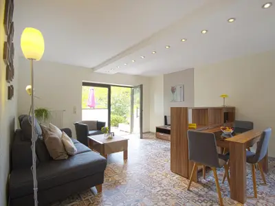 Fewo Morgenrot: Wohnraum