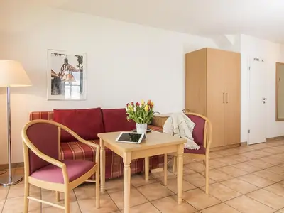 Wohnbereich mit Schlafsofa