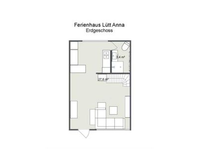 Ferienwohnung für 5 Personen (55 m²) in Quilitz 6/10