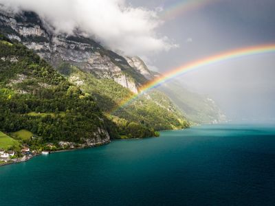 Regenboden über Quinten