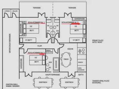 Ferienwohnung für 9 Personen (100 m²) in Rab 8/10