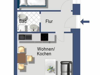 Ferienwohnung für 4 Personen (33 m²) in Rabenkirchen-Faulück 7/10