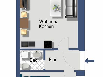 Ferienwohnung für 4 Personen (33 m²) in Rabenkirchen-Faulück 8/10