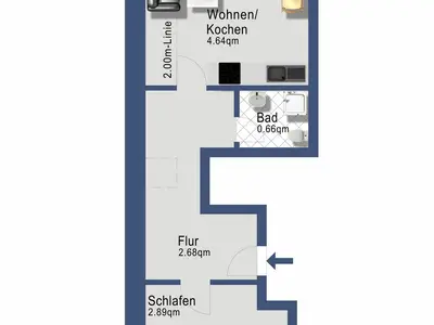 Ferienwohnung für 4 Personen (38 m²) in Rabenkirchen-Faulück 7/10