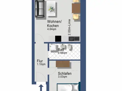 Ferienwohnung für 4 Personen (39 m²) in Rabenkirchen-Faulück 6/10