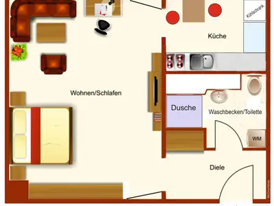 Ferienwohnung für 2 Personen (30 m²) in Radebeul 7/10