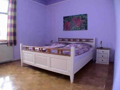 Schlafzimmer mit Doppelbett Fewo Büsken