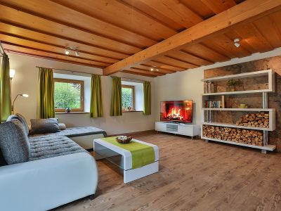 Wohnzimmer Ferienwohnung Berchtesgaden