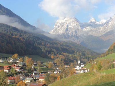 Blick von der Alpenstraße auf das Bartmannfeld