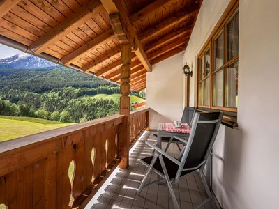 Überdachter Balkon Fewo Scheffmannlehen 4