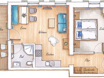 Ferienwohnung für 4 Personen (55 m²) in Ramsau 10/10