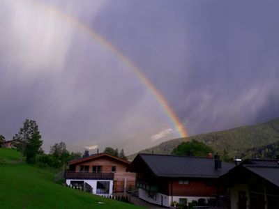 Ausblick vom Balkon