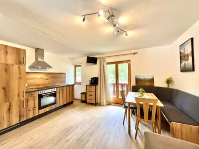 Wohn-Küche und Essbereich Ferienwohnung Reiter Alm
