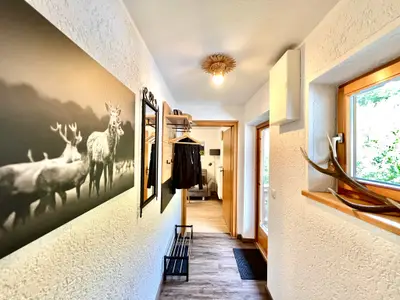 Flur und Garderobe Ferienwohnung Reiter Alm