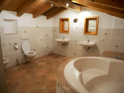 Luxusbad im Dachgeschoss