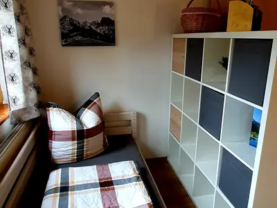 Fewo Bergblick / sep. Zusatzbett Wohnbereich