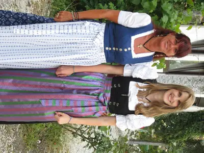 Frau Wurm mit Tochter