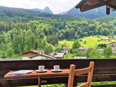 Balkon mit Bergblick Fewo Rosi