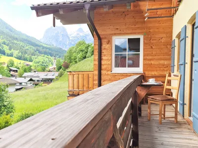 Balkon mit Bergblick Fewo Rosi
