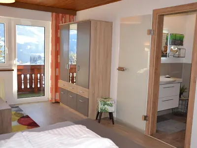 (3) Alpenblick_Appartement Ramsau_Schlafzimmer