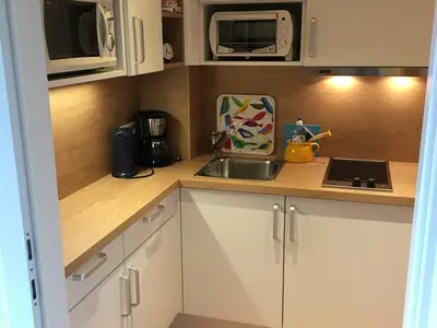 Küche Himmelbettapartment