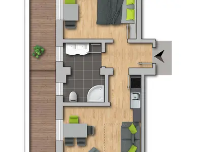 Ferienwohnung für 4 Personen (44 m²) in Ramsau am Dachstein 9/10