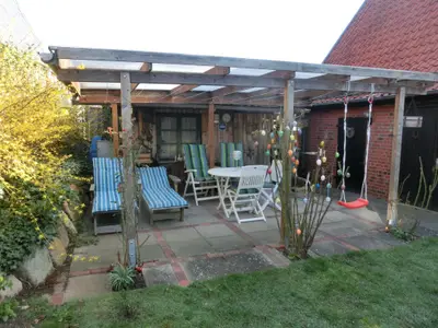Überdachte Terrasse Ansicht 1