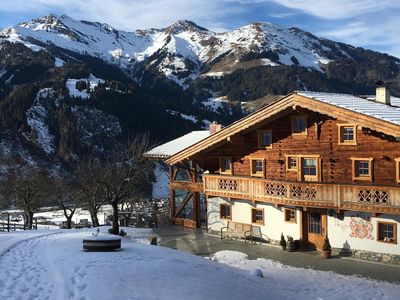 Langrieshof Außenansicht im Winter