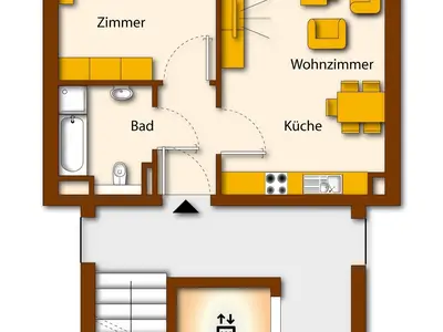 Ferienwohnung für 3 Personen (35 m²) in Rauris 8/10