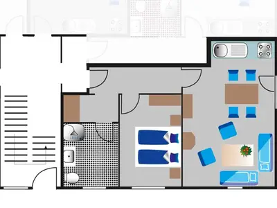 Ferienwohnung für 4 Personen (55 m²) in Rechlin 10/10