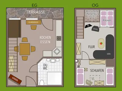 Ferienwohnung für 4 Personen (55 m²) in Rehden 2/10
