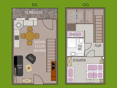 Ferienwohnung für 4 Personen (55 m²) in Rehden 2/10