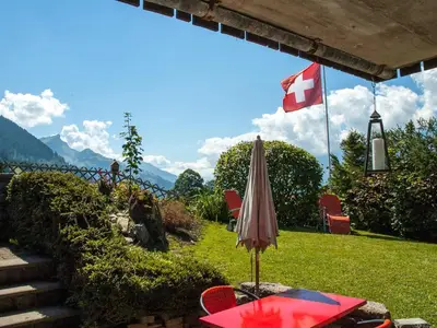 Sitzplatz und Garten zu Studio