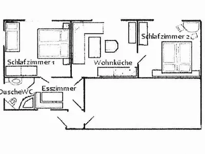 Ferienwohnung für 5 Personen (60 m²) in Kleingießübel 9/10