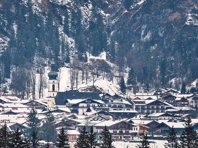 designchalets auf 685 Haus Winter Blick über Reit im Winkl