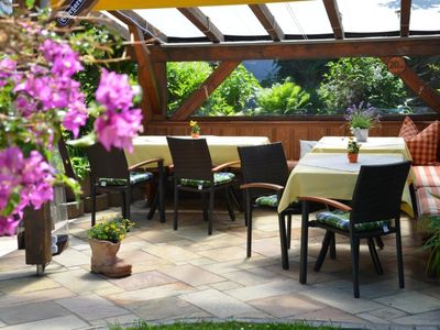 Terrasse im Sommer